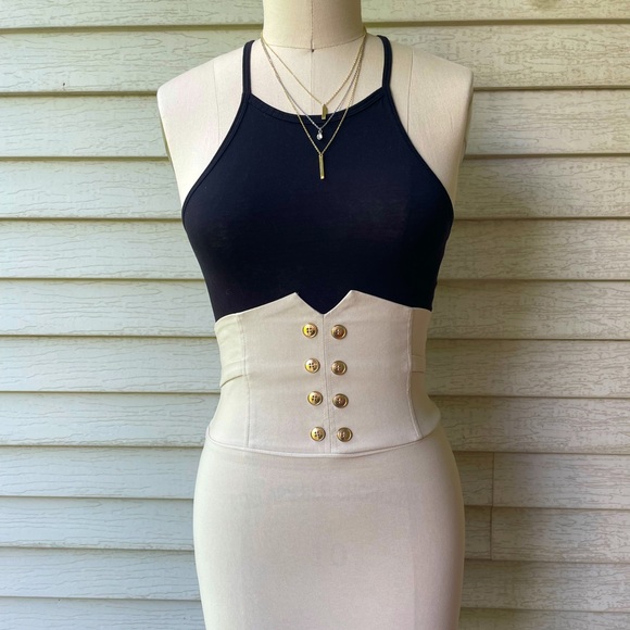 High waisted underbust pencil skirt - Picture 2 of 8